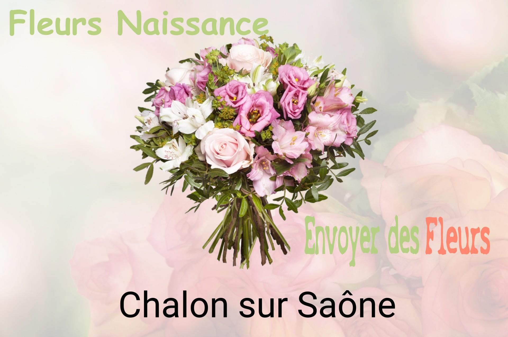 Bouquet de fleurs de naissance livré à Chalon-sur-Saône