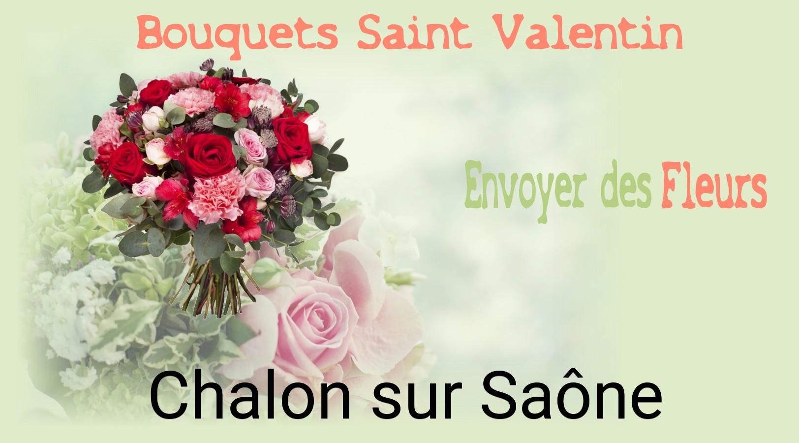 Roses de Saint-Valentin livrées à Chalon-sur-Saône